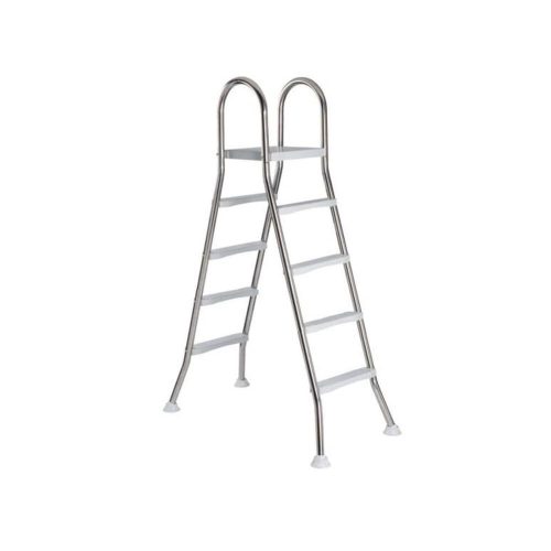 Azuro deluxe stainless steel 4-step ladder with steps, for pools up to 140 cm deep