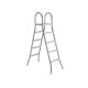 Azuro deluxe stainless steel 4-step ladder with steps, for pools up to 140 cm deep