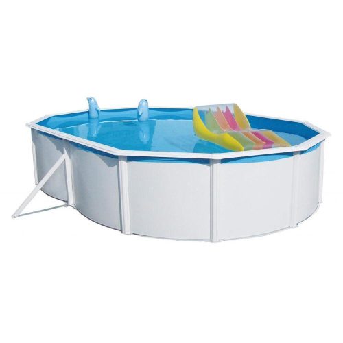 Metal frame pool set Nuovo de luxe oval 640 x 366 x 120 cm