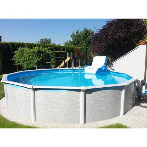 Metal frame pool set Grande O 366 x 135 cm without filter system