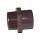 PVC extension connector, PN 10, sleeve DA 50 x 2" external thread AG PN 10, DA 50 x 2"