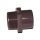 PVC extension connector, PN 10, sleeve DA 50 x 1 1/2" external thread AG PN 10, DA 50 x 1 1/2"