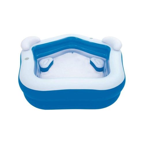 Bestway: Inflatable family pool with extras - 213 x 206 x 69 cm