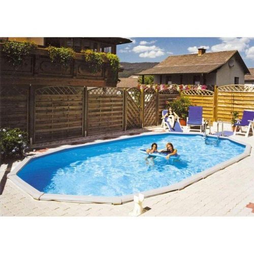 Metal frame pool set Grande oval 610 x 366 x 135 cm without filter system
