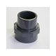 PVC extension connector, PN 16, sleeve 50/40 x 1 1/2" internal thread PN 16, 50/40 x 1 1/2"