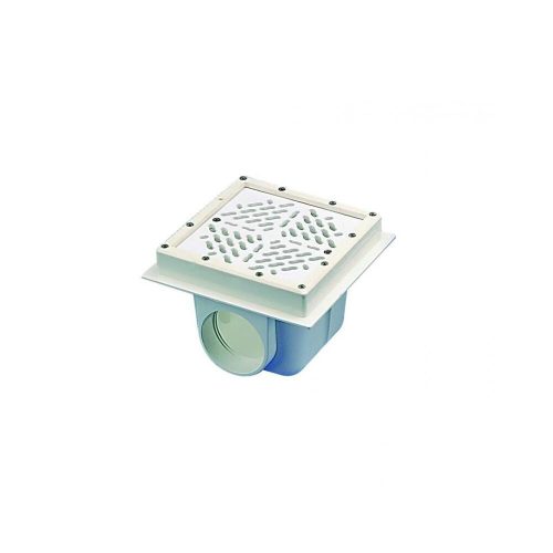Bottom drain with foil 200 x 200mm 2"