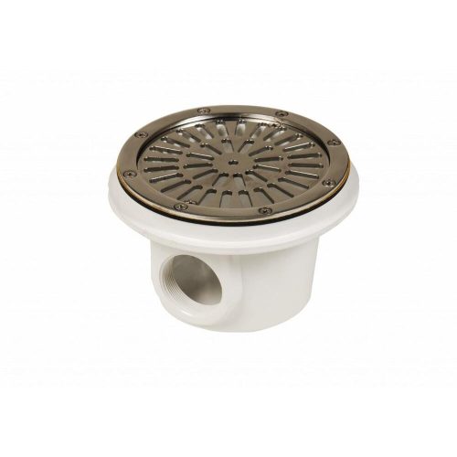 Bottom drain with foil AISI 316L grid O200mm 6/4"