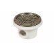 Bottom drain with foil AISI 316L grid O200mm 6/4"