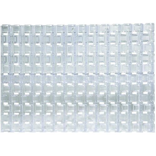Overflow grate flexible Square - Transparent 200mm
