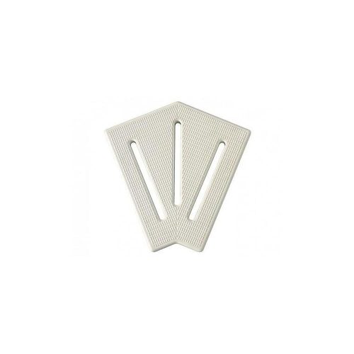 Overflow corner element Square - Transparent 90o 245mm