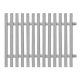 Overflow grate straight Classic Double 195mm