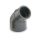 Elbow KB 45o 50x50x40 PN16