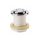 Pneumatic push button, mini, chrome-plated