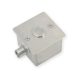 Stainless steel mounting box for 1 piezo switch