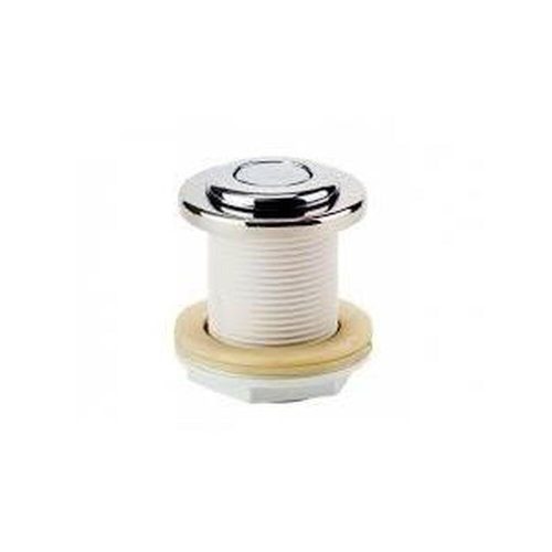 Aqua chrome pneumatic push button