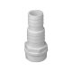 Vacuum cleaner hose connector D38 - 32mm x 6/4"