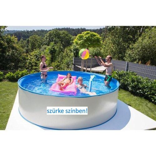 New Splasher Secure steel wall pool set, Ø 3.50 x 0.90 m, GREY