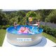 New Splasher Secure steel wall pool set, Ø 3.50 x 0.90 m, GREY