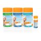 Pool care starter set: algaecide, pH-minus, FreshUp effervescent tablets, test strips