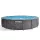 Intex Premium Frame Pool Set Prism Greywood Round Pool 457*1.22 with ladder, filter, cover