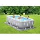 INTEX Frame Prism Quadra pool set, 400 x 200 x 122 cm, paper filter water pump