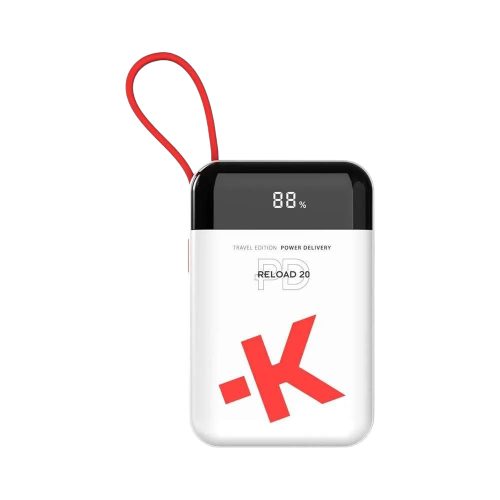 SKROSS RELOAD20 Travel / travel-ready 20,000 mAh POWERBANK+ USB-C cable, charged