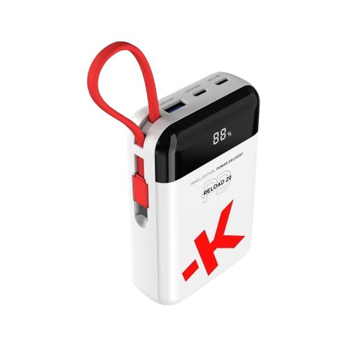 SKROSS RELOAD20 Travel / travel-ready 20,000 mAh POWERBANK+ USB-C cable, charged