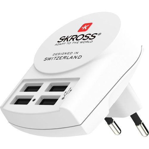 SKROSS USB charger (4x USB-A, 4x1.2A)