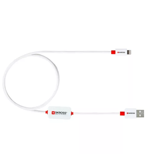 SKROSS USB cable, charger, sync, alarm (lightning) 1m