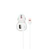 SKROSS USB charger, car, cigarette lighter (microUSB, USB-A)