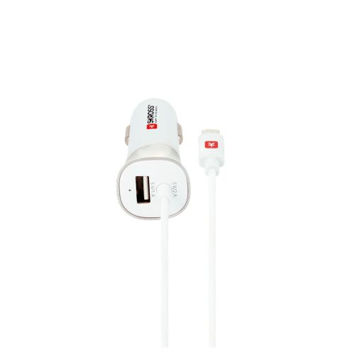 SKROSS USB charger, car, cigarette lighter (microUSB, USB-A)