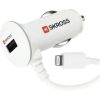 SKROSS car USB charger with LIGHTNING connector.