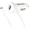 SKROSS car USB charger with LIGHTNING connector.