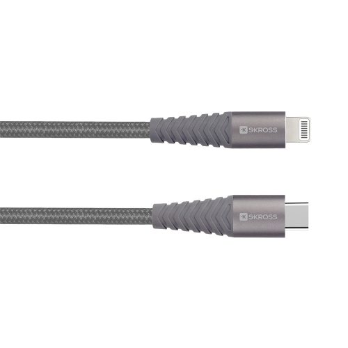 SKROSS USB cable, charger, (lightning - USB-C) 2m