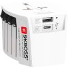 SKROSS MUV USB world travel power adapter and 2*USB charger (USB A and USB C)