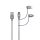 SKROSS Steel Line USB cable, charger, sync (microUSB, USB-C, lightning) 1.2m