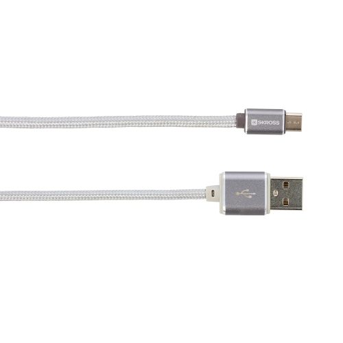 SKROSS Steel Line USB cable, charger, sync (microUSB) 1m