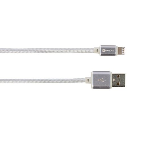 SKROSS Steel Line USB cable, charger (lightning) 1m