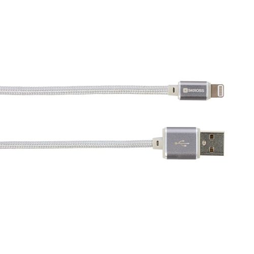 SKROSS Steel Line USB cable, charger, sync (lightning) 1m