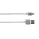 SKROSS Steel Line USB cable, charger, sync (lightning) 1m