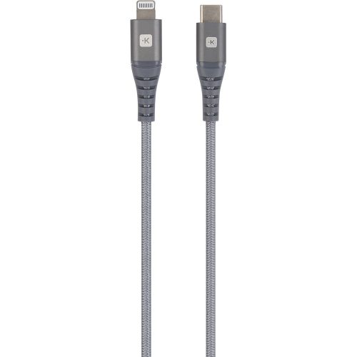 SKROSS Steel Line USB cable, charger, sync, (USB-C - lightning) 2m