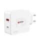 SKROSS USB fast charger (USB-C, USB-A) 48W, PD