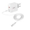 SKROSS USB fast charger (USB-C, USB-A) 48W, PD + USB-C - USB-C cable