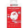 SKROSS USB fast charger (USB-C,USB-A) 45W, PD, + 1.6m USB-C cable, GaN