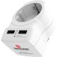 SKROSS plug converter to the United States with built-in USB charger