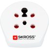 SKROSS 1.500217 plug converter for travelers to India, Denmark, Israel.