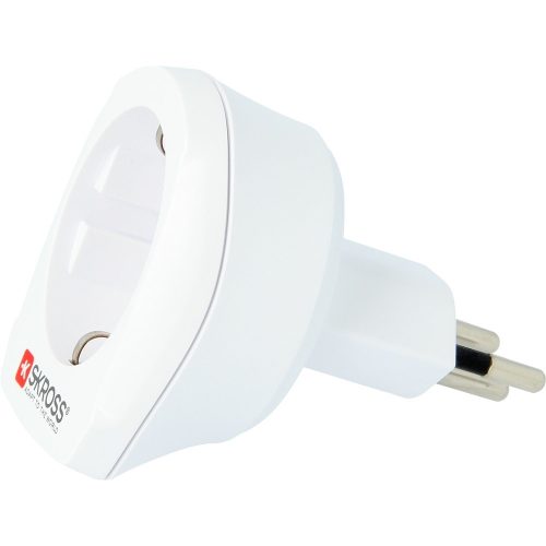 SKROSS plug converter for travelers to Switzerland.