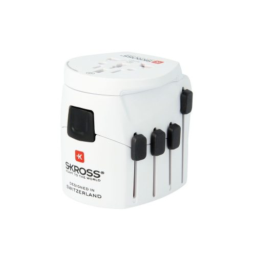 SKROSS PRO WORLD, the safest world travel power plug converter, grounded