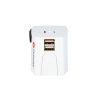SKROSS MUV USB world travel power adapter with built-in USB charger (2 USB A inputs)