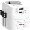 SKROSS PRO Light USB AC30PD, world travel power adapter, grounded PD (fast charging)